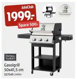 Jula Gasolgrill 50x41,5 cm, Medlemspris erbjuda