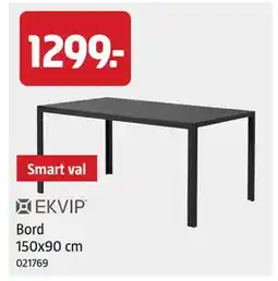 Jula Bord 150x90 cm erbjuda