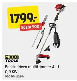 Jula Bensindriven multitrimmer 4-i-1 0,9 KW erbjuda