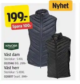 Jula Väst dam erbjuda