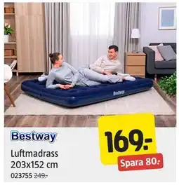 Jula Luftmadrass 203x152 cm erbjuda