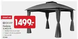 Jula Paviljong 3,3x3,3 m erbjuda