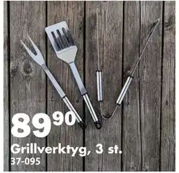 Biltema Grillverktyg, 3 st erbjuda