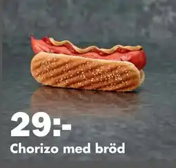Biltema Chorizo med bröd erbjuda