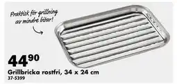 Biltema Grillbricka rostfri, 34 x 24 cm erbjuda