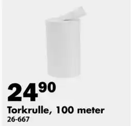 Biltema Torkrulle, 100 meter erbjuda