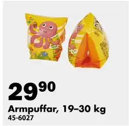 Biltema Armpuffar, 19–30 kg erbjuda