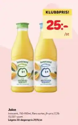 Hemköp Juice erbjuda