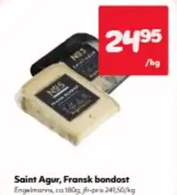 Hemköp Saint Agur, Fransk bondost erbjuda