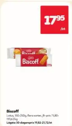 Hemköp Biscoff erbjuda