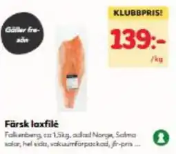 Hemköp Färsk laxfilé erbjuda