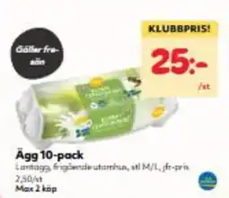 Hemköp Ägg 10-pack erbjuda