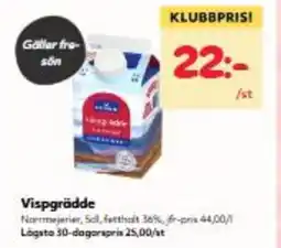 Hemköp Vispgrädde erbjuda