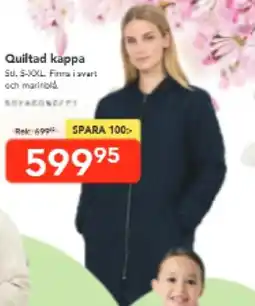 Bo Ohlsson Quiltad Kappa erbjuda