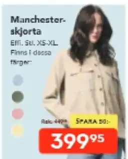 Bo Ohlsson Manchester- skjorta erbjuda