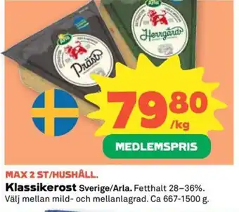 Arla Klassikerost