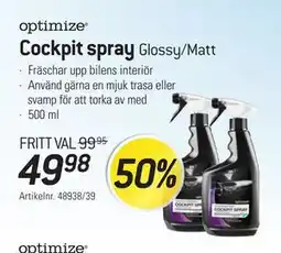 thansen Cockpit spray erbjuda