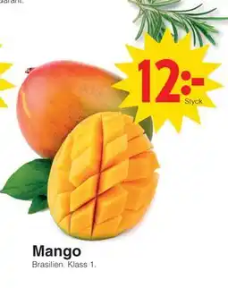 Matöppet Mango erbjuda