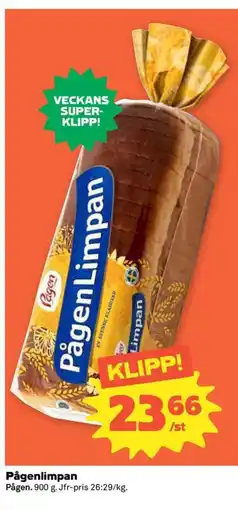 Coop Konsum Pågen Pågenlimpan erbjuda