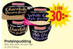Matöppet Proteinpudding erbjuda