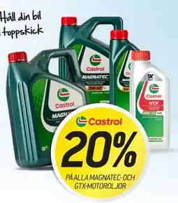 thansen 20% PÅ ALLA MAGNATEC- OCH GTX-MOTOROLJOR erbjuda