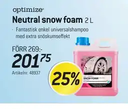 thansen Neutral snow foam erbjuda