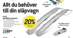 thansen Hopfällbar rampsats erbjuda