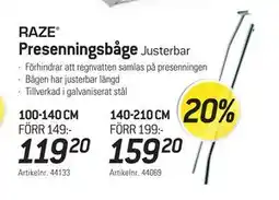 thansen Presenningsbåge erbjuda
