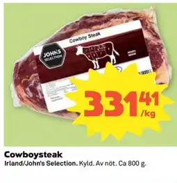 Coop Konsum Cowboysteak erbjuda