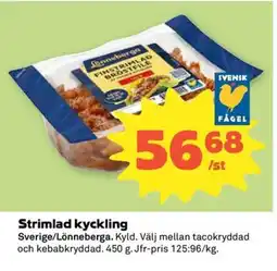Coop Konsum Lönneberga Strimlad kyckling erbjuda