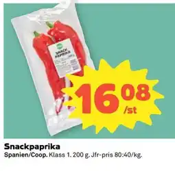 Coop Konsum Coop Snackpaprika erbjuda