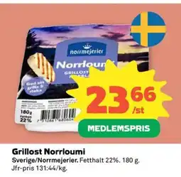 Coop Konsum Norrmejerier Grillost Norrloumi erbjuda