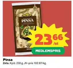 Coop Konsum Zeta Pinsa erbjuda