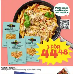 Coop Konsum Zeta Pasta korta former erbjuda