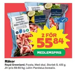 Coop Konsum Royal Greenland Räkor erbjuda