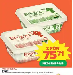 Coop Konsum Arla Bregott erbjuda