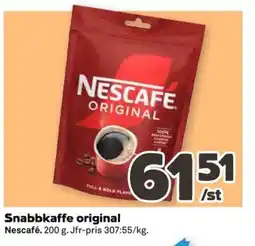 Coop Konsum Nescafé Snabbkaffe original erbjuda
