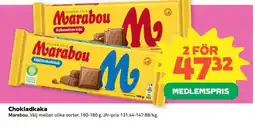 Coop Konsum Marabou Chokladkaka erbjuda