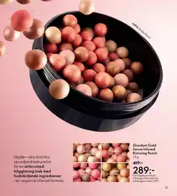 Oriflame Giordani Gold Serum Infused Bronzing Pearls erbjuda