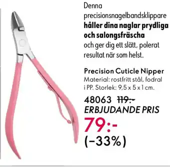Oriflame Precision Cuticle Nipper erbjuda