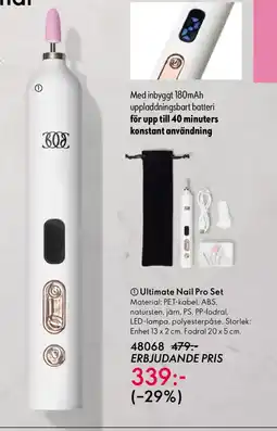 Oriflame Ultimate Nail Pro Set erbjuda