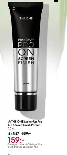 Oriflame THE ONE Make-Up Pro On Screen Finish Primer erbjuda