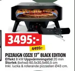Bauhaus PIZZAUGN COZZE ” BLACK EDITION erbjuda