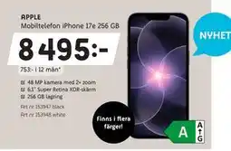 Elon Apple Mobiltelefon iPhone 17e 256 GB erbjuda