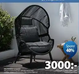JYSK HALVREBENE loungestol erbjuda