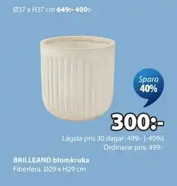 JYSK BRILLEAND blomkruka erbjuda