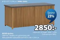 JYSK BEDER dynbox erbjuda