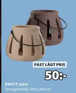 JYSK KNOTT lykta erbjuda