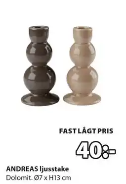 JYSK ANDREAS ljusstake erbjuda
