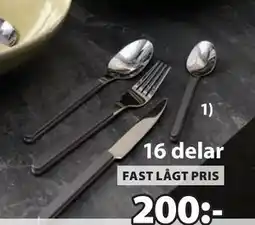 JYSK OVE bestickset erbjuda